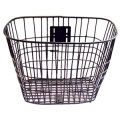 Stainless Steel Wire Black Bicycle Basket